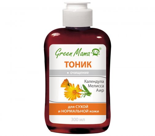 Green Mama Тоник для сухой и нормальной кожи лица Календула 300мл