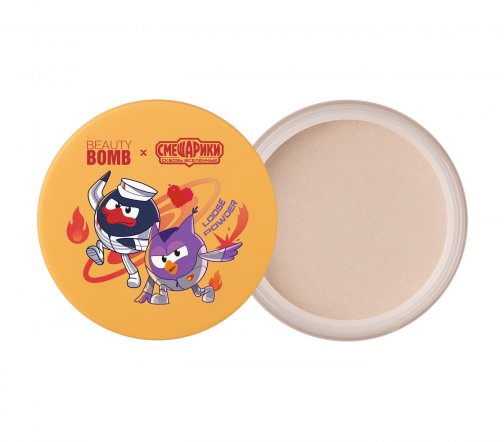 Beauty Bomb Пудра рассыпчатая с сатиновым эффектом Смешарики 01 Бежевый