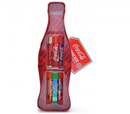 Lip Smacker Набор бальзамов для губ Coca Cola in Tin 6шт в подарочной упаковке