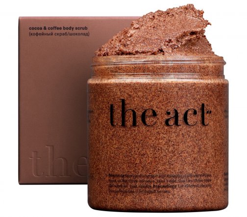 The Act Скраб кофейный для тела Шоколад 300гр