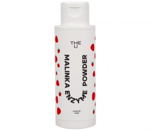 The U Пудра энзимная для умывания с экстрактом малины и ниацинамидом Malinka (Малинка) 50гр