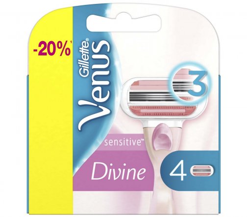 Gillette Venus Divine Кассета сменная 4шт