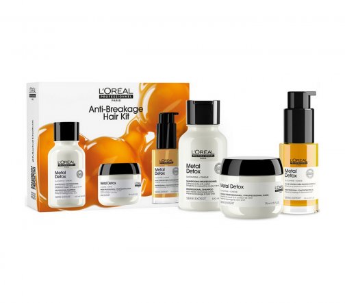 L'oreal Professionnel Metal Detox Набор Шампунь 100мл+Маска 75мл+Масло 30мл