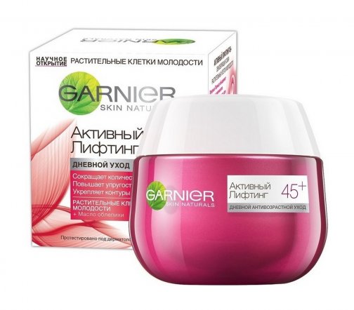 Garnier Skin Naturals Крем дневной для лица Активный лифтинг 45+ 50мл