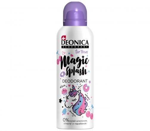 Deonica Дезодорант-спрей детский For Teens Magic Splash 125мл