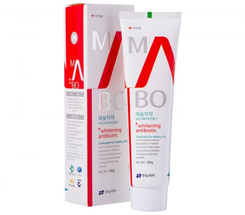 Hanil Mabo Whitening Паста зубная отбеливающая 180гр