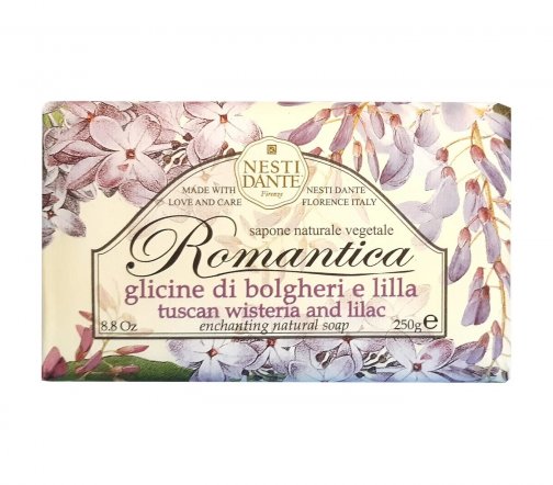 Nesti Dante Romantica Мыло Глициния и Сирень 250гр