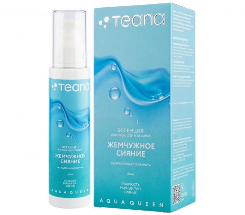Teana AQ1 Эссенция для лица, шеи и декольте Жемчужное сияние 100мл