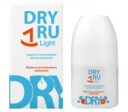 Dry Ru Light (Ру Лайт) Средство от потоотделения для всех типов кожи 50мл