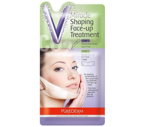 Purederm Маска-лифтинг для подбородка Miracle Shaping Face-up Treatment