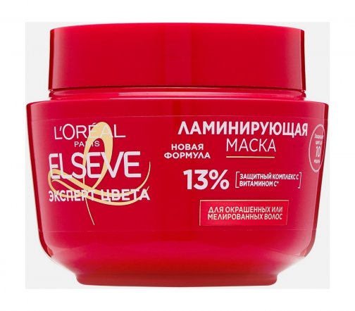 L'Oreal Paris Elseve Эксперт Цвета Маска ламинирующая для волос 300мл