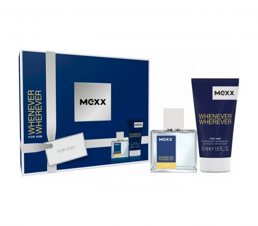 Mexx Men Whenever Wherever Набор Туалетная вода 30мл+Гель для душа 50мл