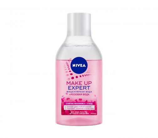 Nivea Make-up Expert Вода мицеллярная + Розовая вода 400мл
