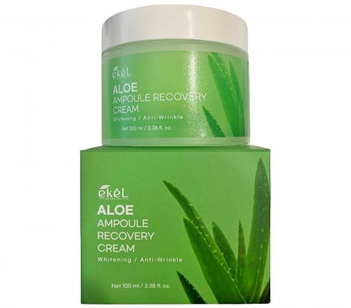 Ekel Ampoule Recovery Крем антивозрастной восстанавливающий для лица с алоэ 100мл
