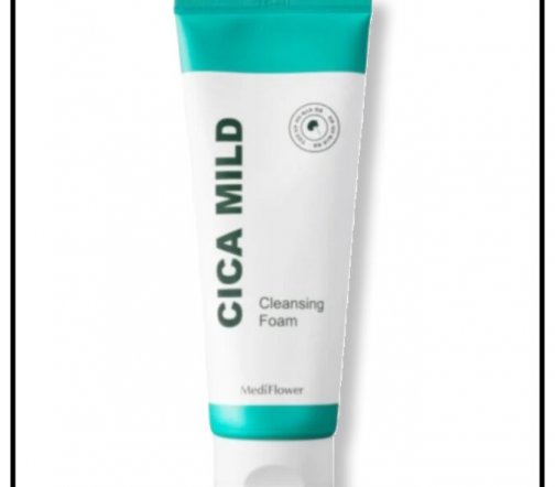 Medi Flower Cleansing Foam Cica Mild Пенка для умывания очищающая