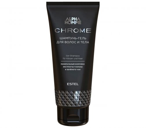 Estel Men Alpha Homme Chrome Шампунь-гель для волос и тела 200мл