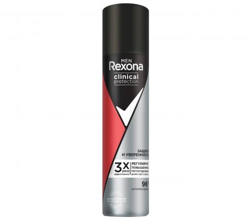 Rexona Men Clinical Protection Дезодорант-антиперспирант спрей Защита и уверенность