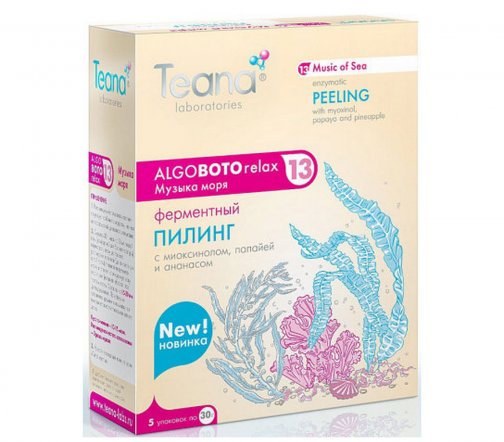Teana AlgoBotoRelax Пилинг для лица Музыка моря ферментный (5х30г)