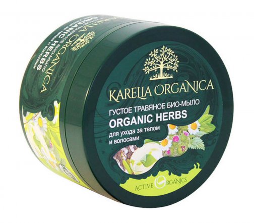 Karelia Organica Мыло густое Organic Herbs Травяное 500мл