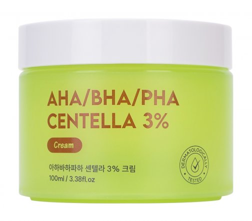 ShinCos.Lab Крем с экстрактом центеллы и 3% комплексом кислот AHA, BHA и  PHA 50мл