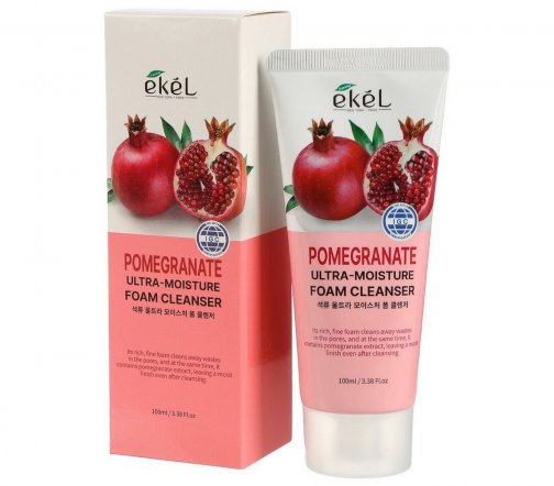 Ekel Ultra-Moisture Пенка для умывания с гранатом 100мл