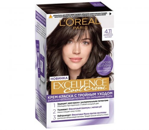 L'Oreal Paris Excellence Краска для волос 4.11 Каштан