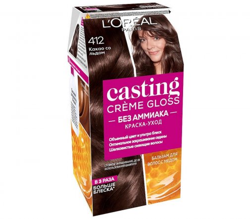 L'Oreal Paris Casting Creme Gloss Краска для волос 412 Какао со льдом