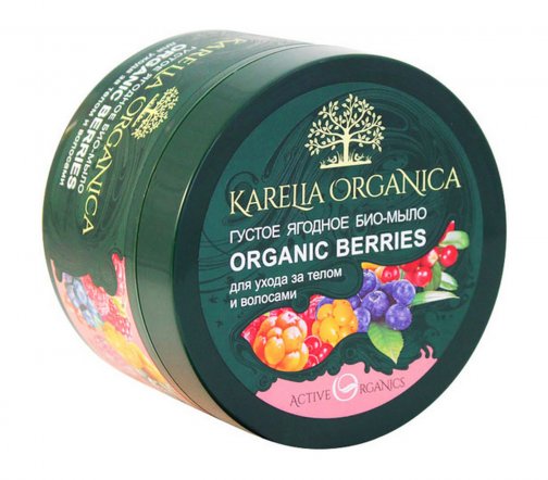 Karelia Organica Мыло густое Organic Berries Ягодное 500мл