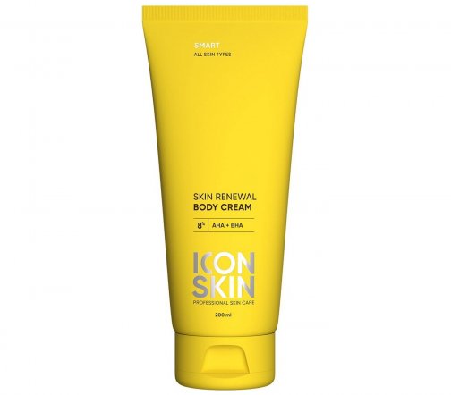 Icon Skin Крем обновляющий для склонной к гиперкератозу кожи тела с кислотами Skin Renewal 200мл