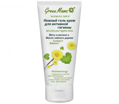 Green Mama Формула Тайги Гель-крем для интимной гигиены Мать-и-мачеха