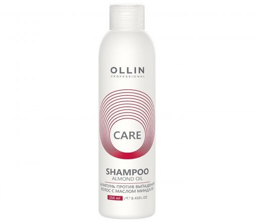 Ollin Professional Care Шампунь против выпадения волос с маслом миндаля