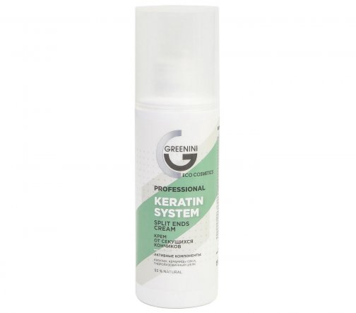 Greenini Professional Крем от секущихся кончиков Keratin System 150мл