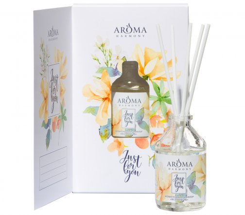 Aroma Harmony Just For You Весенний сад Набор диффузор-открытка ароматический 50мл