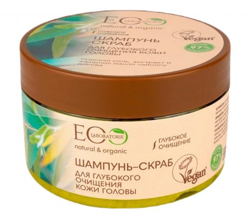 EO Laboratorie Шампунь-скраб для глубокого очищения головы 350гр