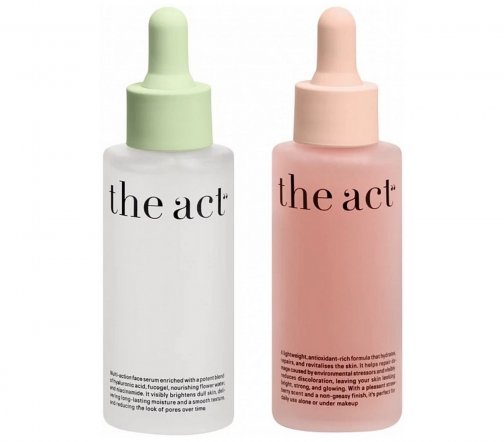 The Act Набор Сыворотка для сияния кожи лица 50мл+Сыворотка увлажняющая для лица 50мл