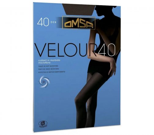 Omsa Колготки Velour 40 den 3-M Черный