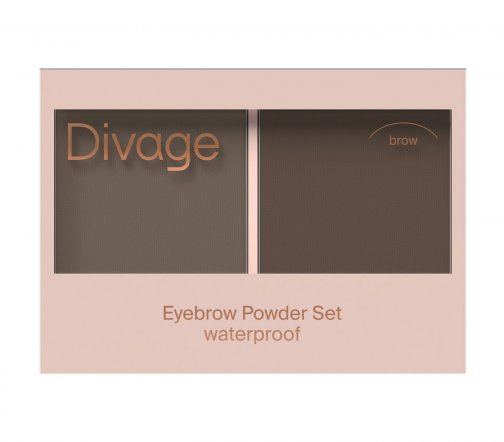 Divage Набор теней для бровей Waterproof Brow Powder Set