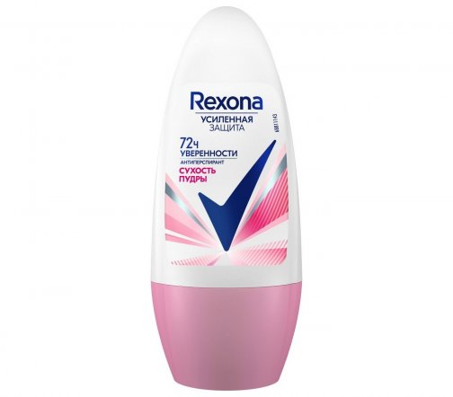 Rexona Усиленная защита Дезодорант-антиперспирант ролик Сухость пудры 50мл