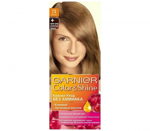 Garnier Color&Shine Краска для волос 7.0 Русый