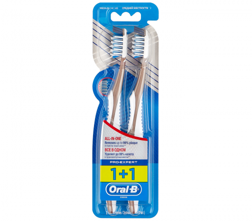 Oral-B Pro-Expert Щетка зубная все в одном 1+1 средней жесткости