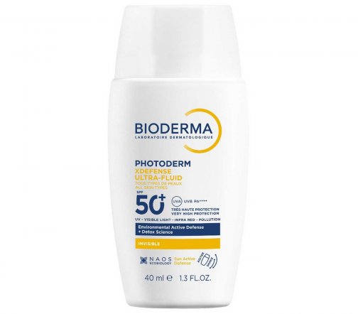 Bioderma Photoderm Xdefense (Фотодерм Xdefense) Флюид солнцезащитный SPF50+ 40мл Очень светлый