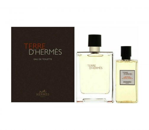 Hermes Men Terre D'Herves Набор Туалетная вода 100мл+Гель для душа 80мл