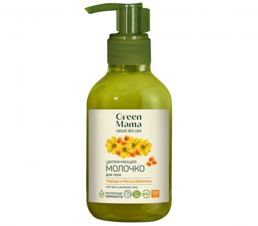 Green Mama Формула Тайги Молочко увлажняющее для тела Череда и масло облепихи 300мл