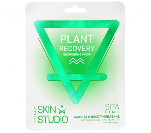 Stellary Skin Studio Маска тканевая Защита и восстановление с маслами карите и авокадо 23мл