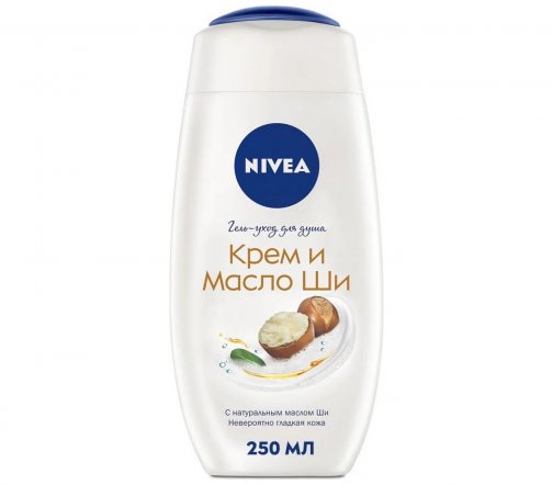 Nivea Гель-уход для душа Крем и масло ши 250мл