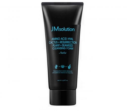 JMsolution Пенка для лица с кактусом и морскими водорослями очищающая 100мл