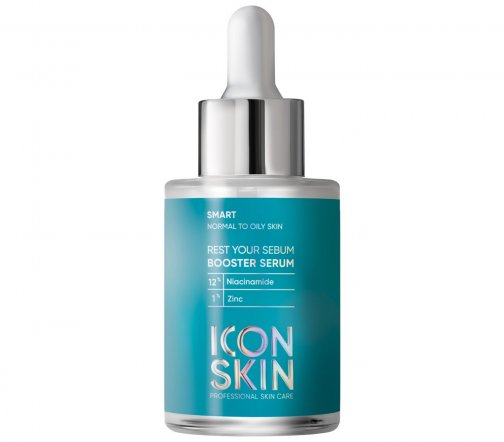 Icon Skin Сыворотка-концентрат себорегулирующая для лица с ниацинамидом Rest Your Sebum 30мл