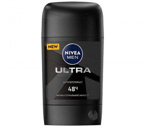 Nivea Men Дезодорант-антиперспирант стик Ultra 50мл