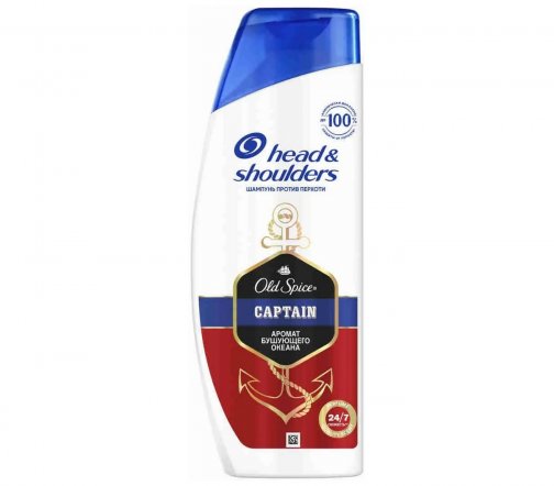 Head&Shoulders Men Шампунь против перхоти Old Spice Captain (Капитан) Аромат бушующего океана 360мл