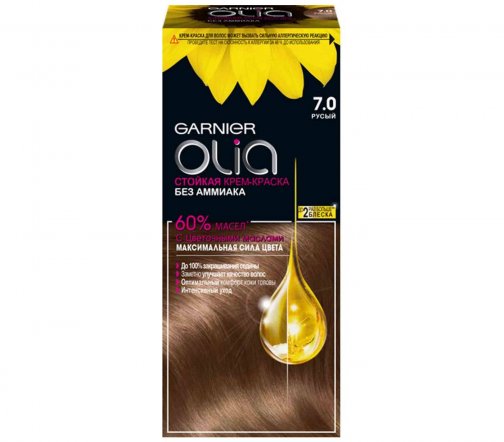 Garnier Olia Крем-краска для волос 7.0 Русый